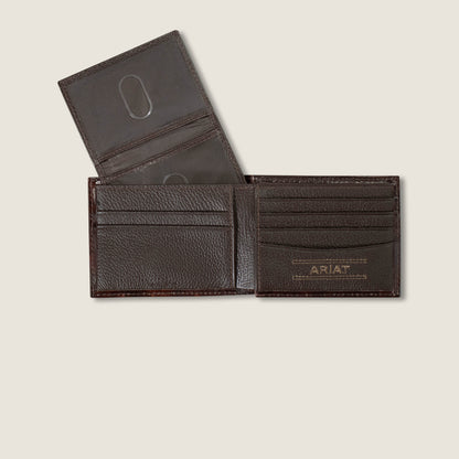 Tooled Feather Bifold Wallet Ariat Men|Accessories