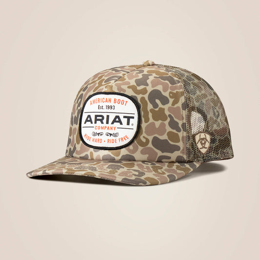 Logo Camo Cap Ariat Men|Accessories