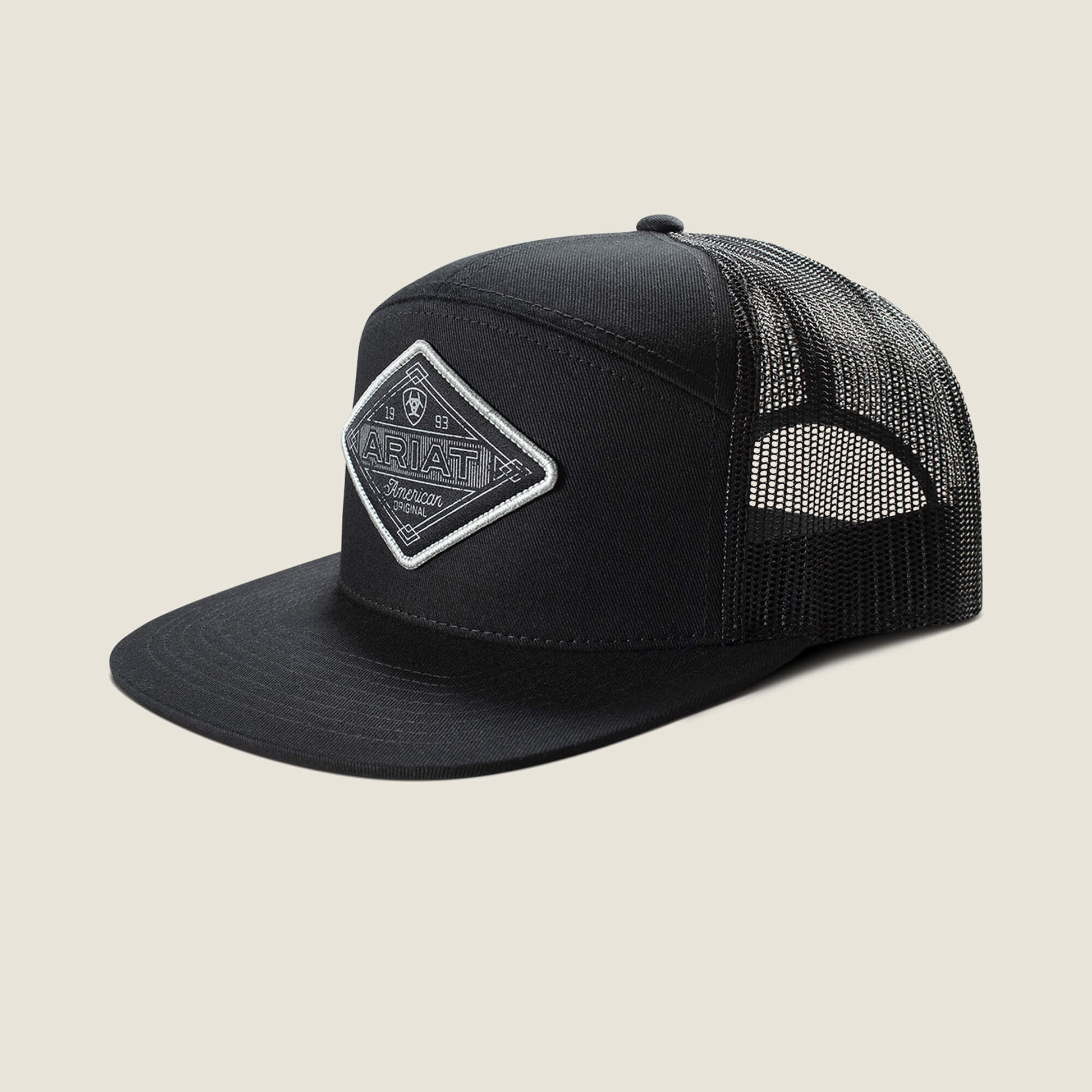 7 Panel American Original Diamond Patch Cap Ariat Men|Accessories