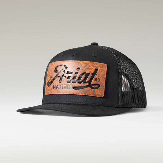 Leather Flag Patch Cap Ariat Men|Accessories