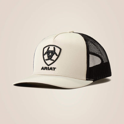 Black Logo Patch Cap Ariat Men|Accessories