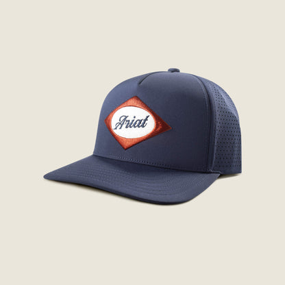 Diamond Embroidered Patch Cap Ariat Men|Accessories