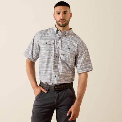 Rebar Made Tough VentTEK DuraStretch Work Shirt Ariat Men|Work|Sale