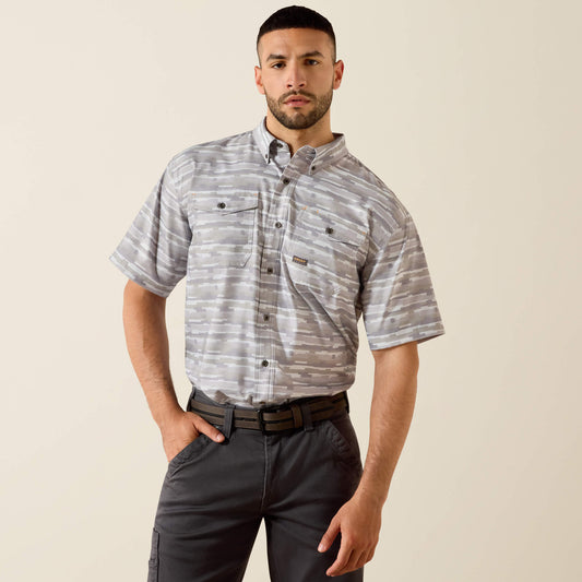 Rebar Made Tough VentTEK DuraStretch Work Shirt Ariat Men|Work|Sale