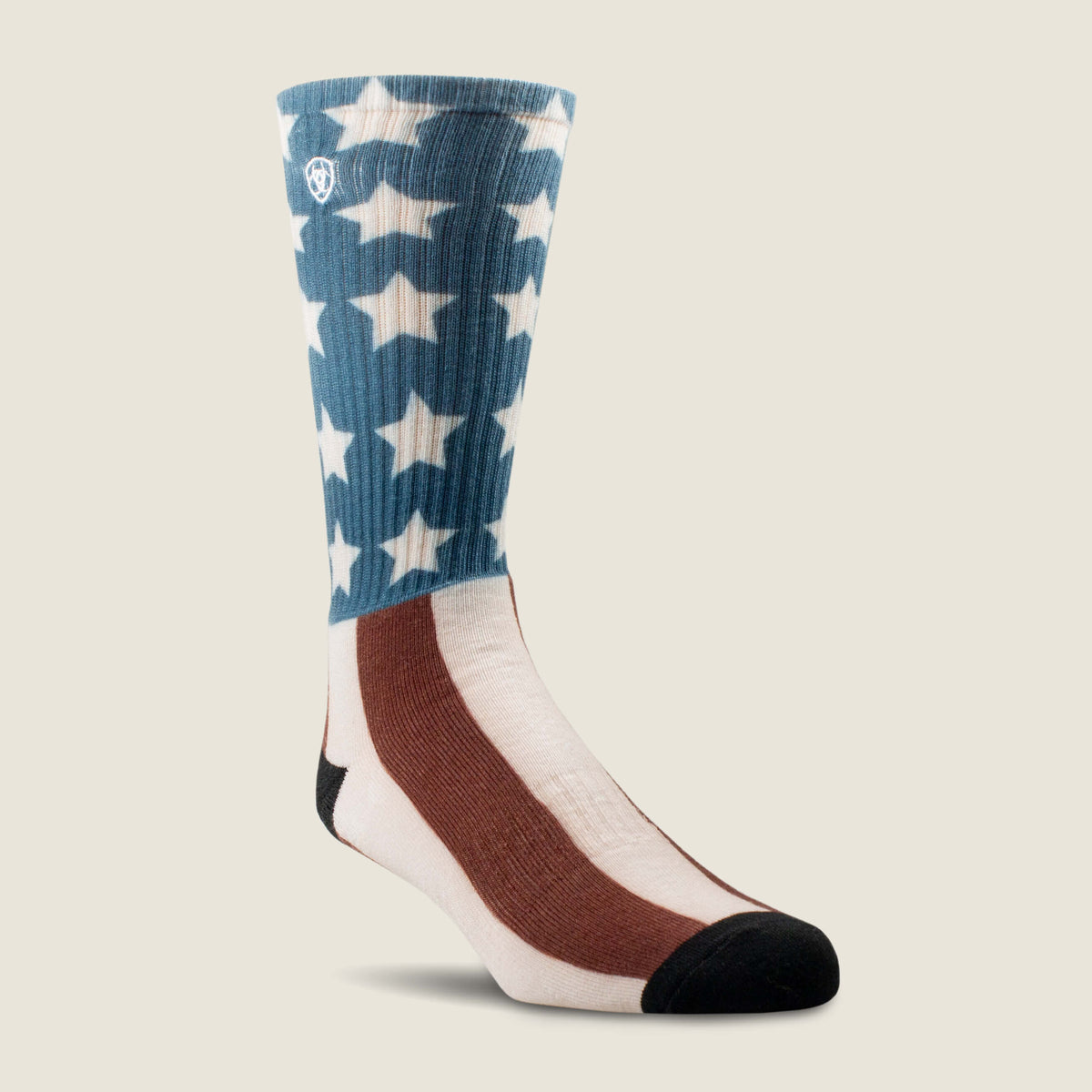 Patriot Graphic Crew Work Sock Ariat Men|Accessories