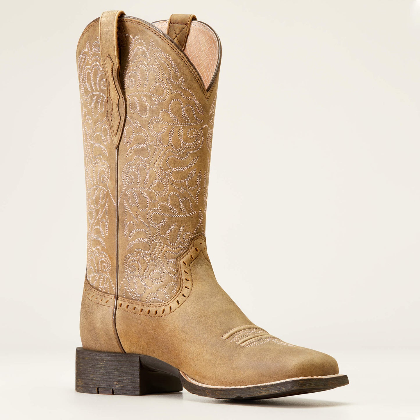 Round Up Remuda Wide Square Toe Western Boot Ariat Women