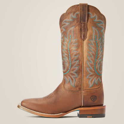 Frontier Tilly Wide Square Toe Western Boot Ariat Women