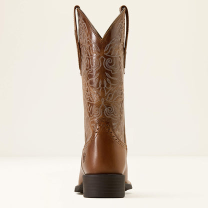 Round Up Remuda Wide Square Toe Western Boot Ariat Women