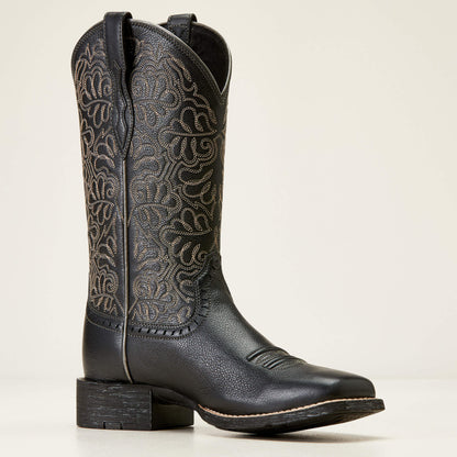 Round Up Remuda Wide Square Toe Western Boot Ariat Women