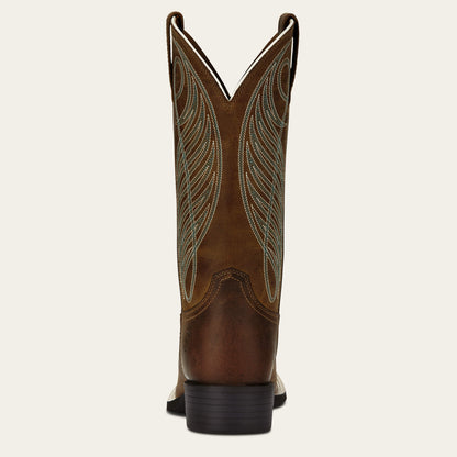 Round Up Wide Square Toe Western Boot Ariat Women