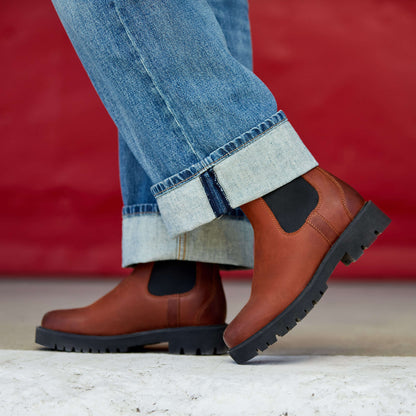 Wexford Lug Mid Waterproof Chelsea Boot Ariat Women