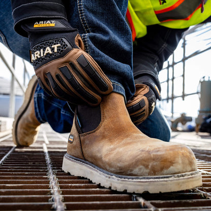 Rebar Wedge Chelsea Waterproof Composite Toe Work Boot Ariat Women|Work