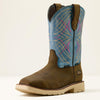 DARK BROWN/STONE BLUE