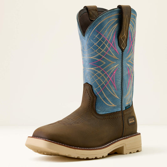 Activator Waterproof Wide Square Toe Work Boot Ariat Women|Work