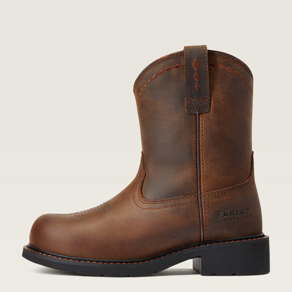 Fatbaby Work Pull-On Steel Toe Work Boot Ariat Women|Work