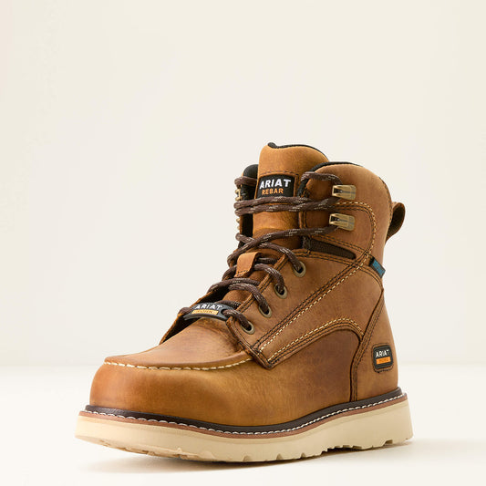 Rebar Wedge Moc Toe Waterproof Work Boot Ariat Women|Work