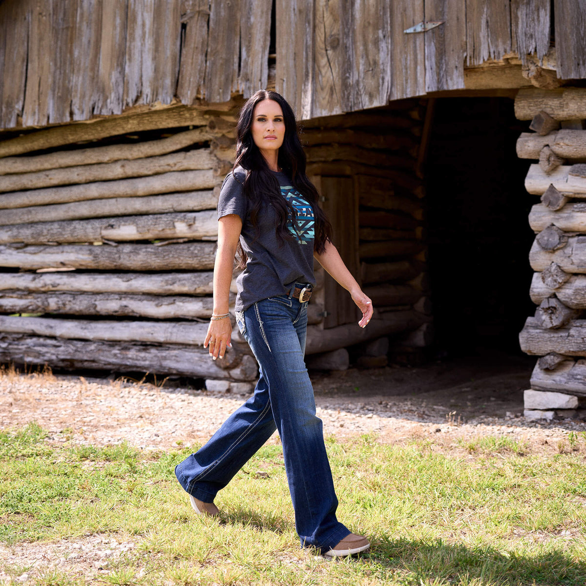Mid Rise Entwined Trouser Jeans Ariat Women