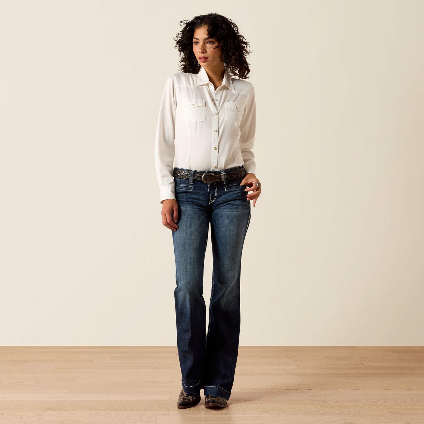 Mid Rise Entwined Trouser Jeans Ariat Women