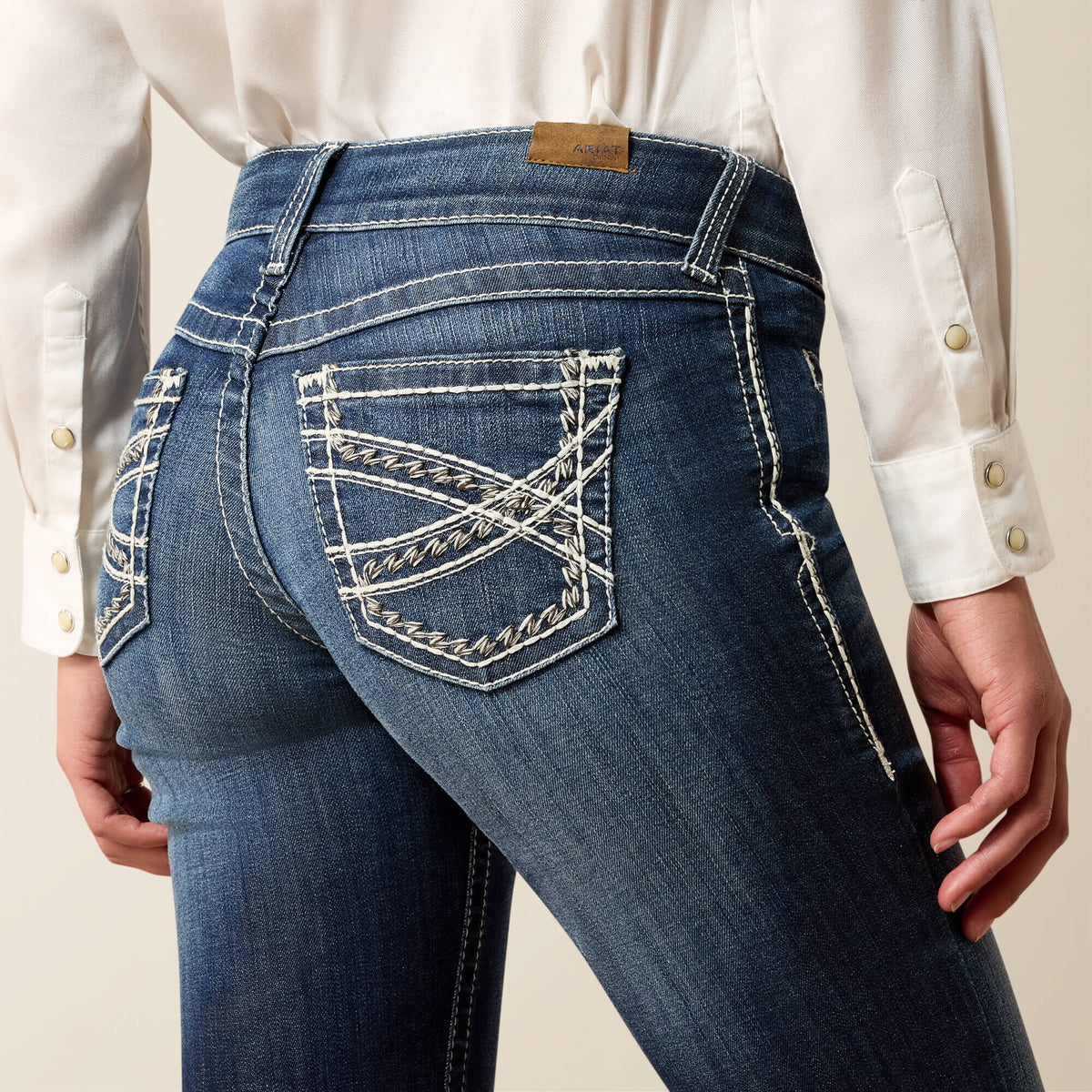 Mid Rise Entwined Trouser Jeans Ariat Women