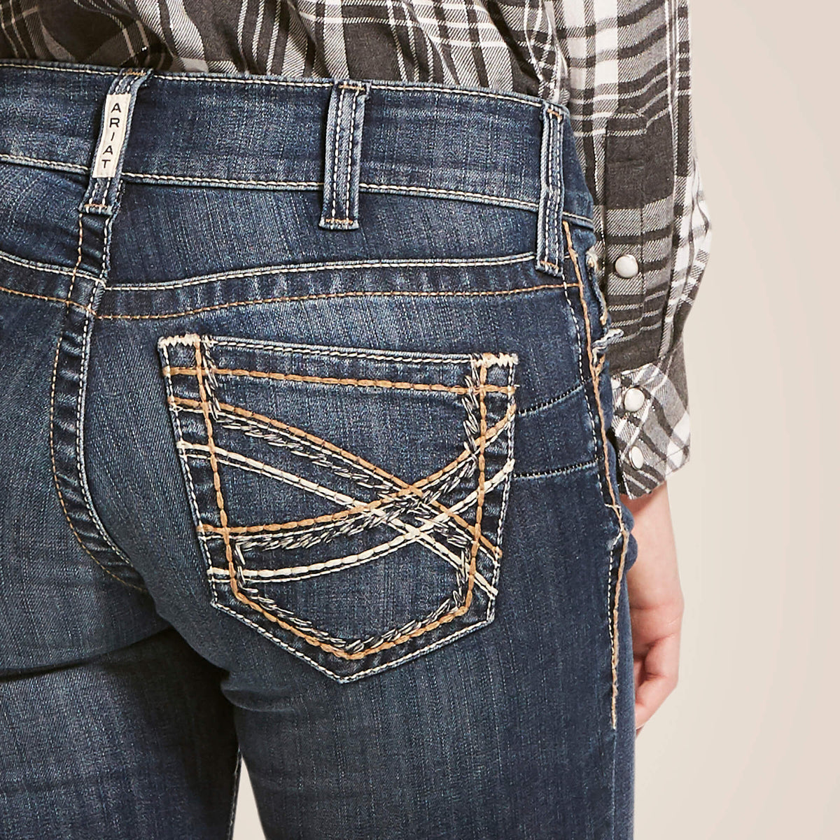 Mid Rise Entwined Festival Boot Cut Jeans Ariat Women
