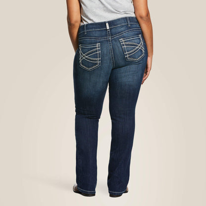 R.E.A.L. Mid Rise Stretch Entwined Boot Cut Jean Ariat Women
