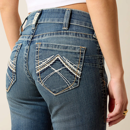 R.E.A.L. Mid Rise Whipstitch Boot Cut Jean Ariat Women
