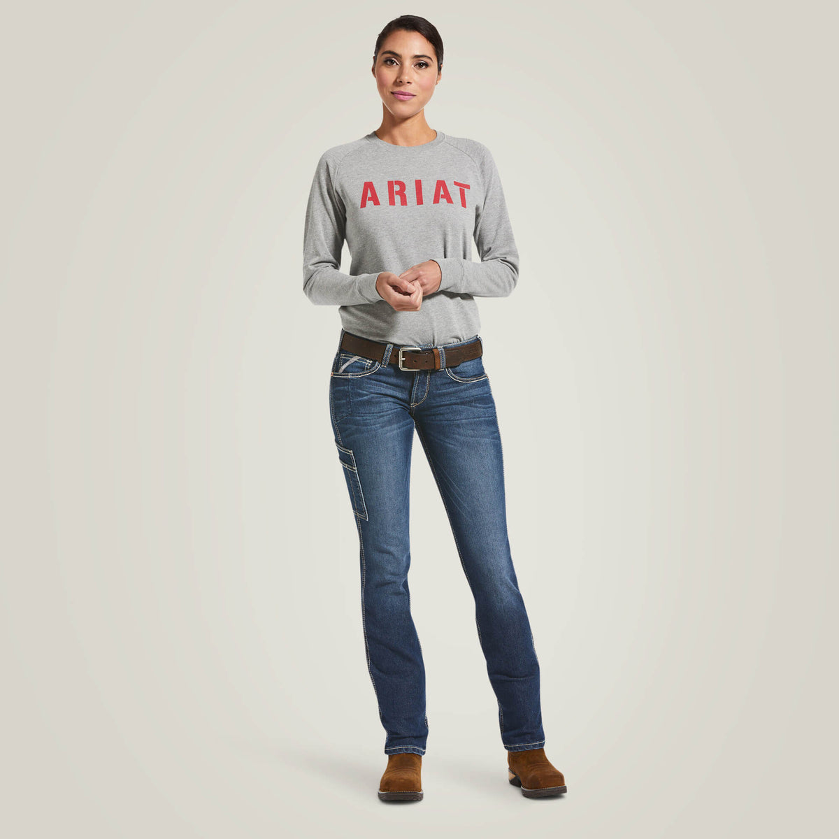 Rebar MR DuraStretch Riveter Straight Jean Ariat Women|Work