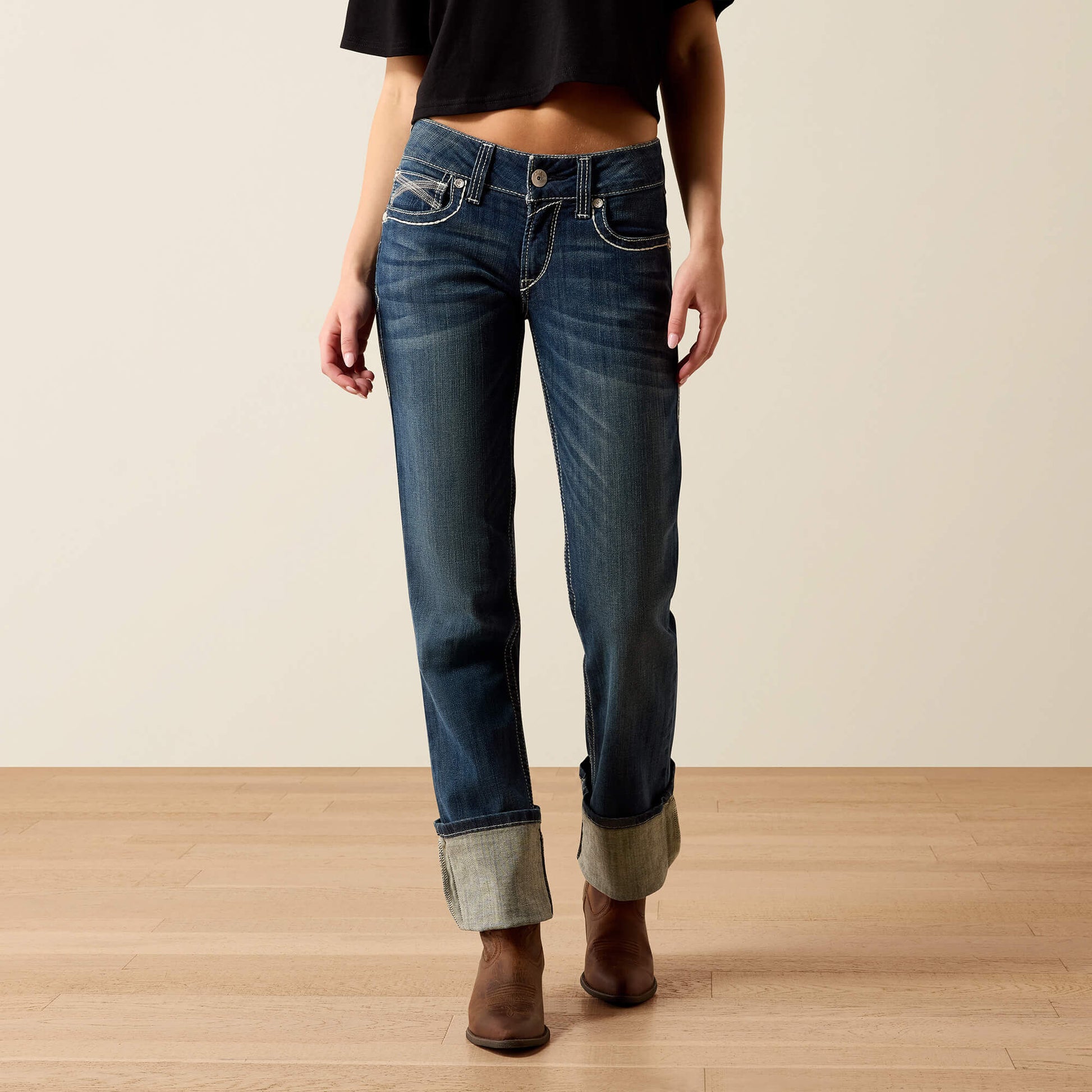 Mid Rise Ivy Straight Leg Jean Ariat Women