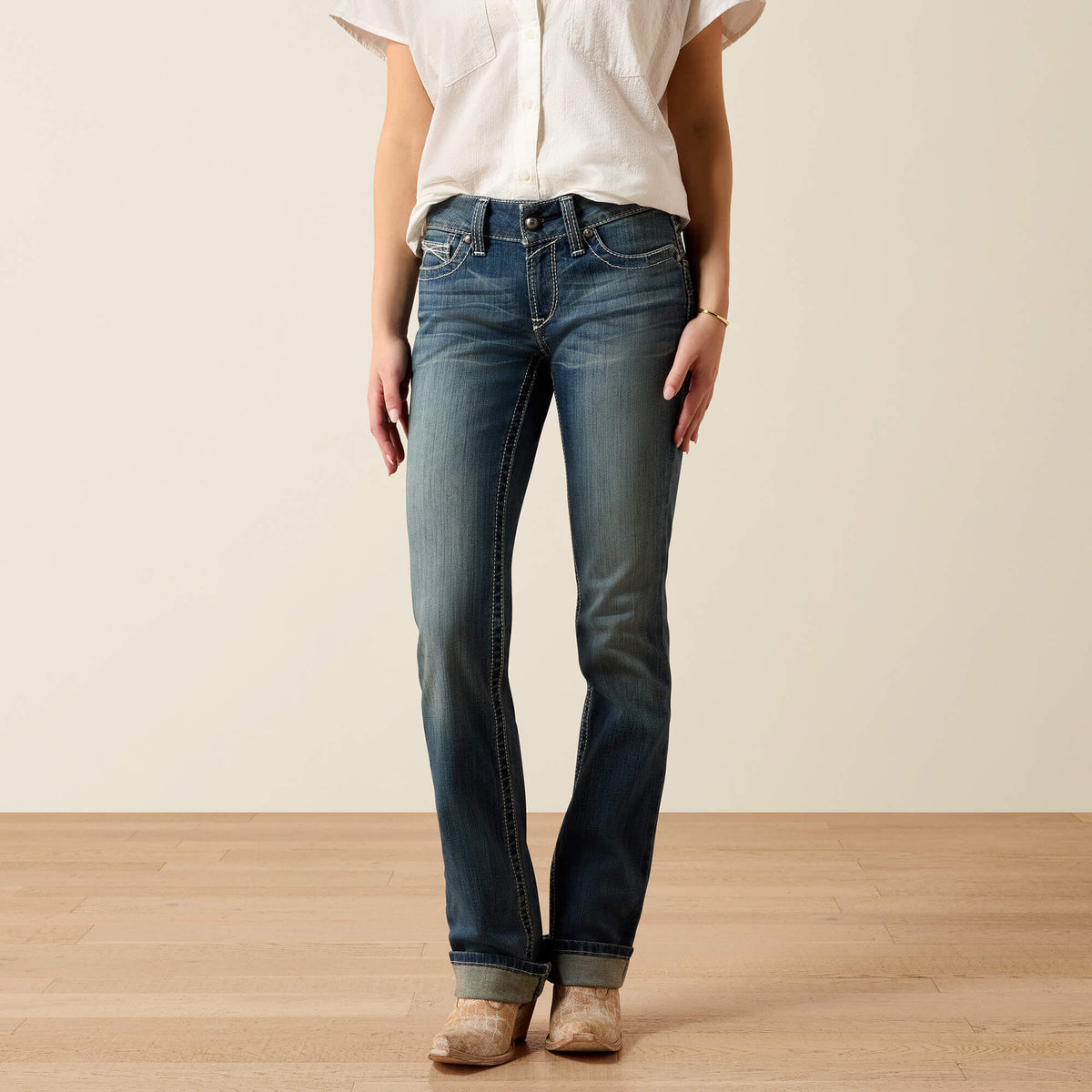 Mid Rise Icon Straight Leg Jean Ariat Women