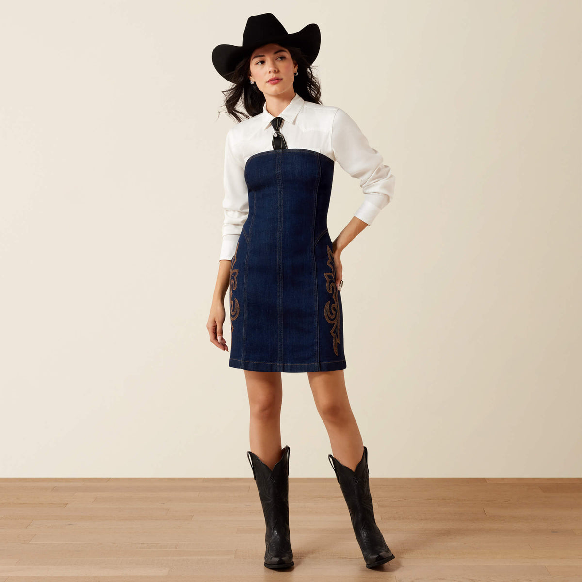 Lux Denim Dress Ariat Women