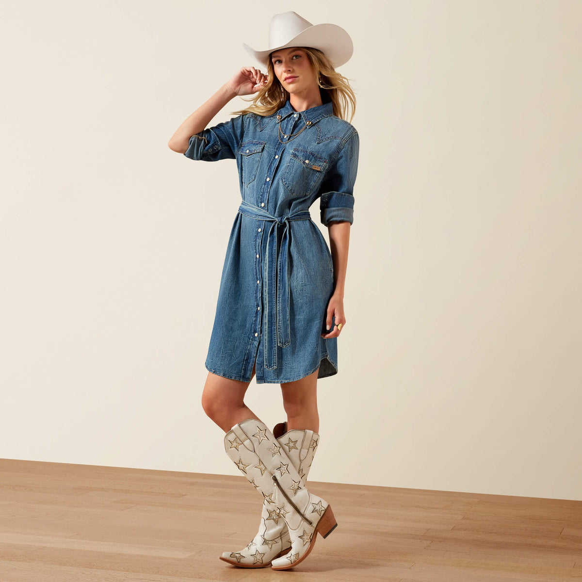 Americana Denim Dress Ariat Women