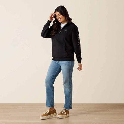 Foundation Logo 1/2 Zip Sweatshirt Ariat Women