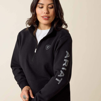Foundation Logo 1/2 Zip Sweatshirt Ariat Women