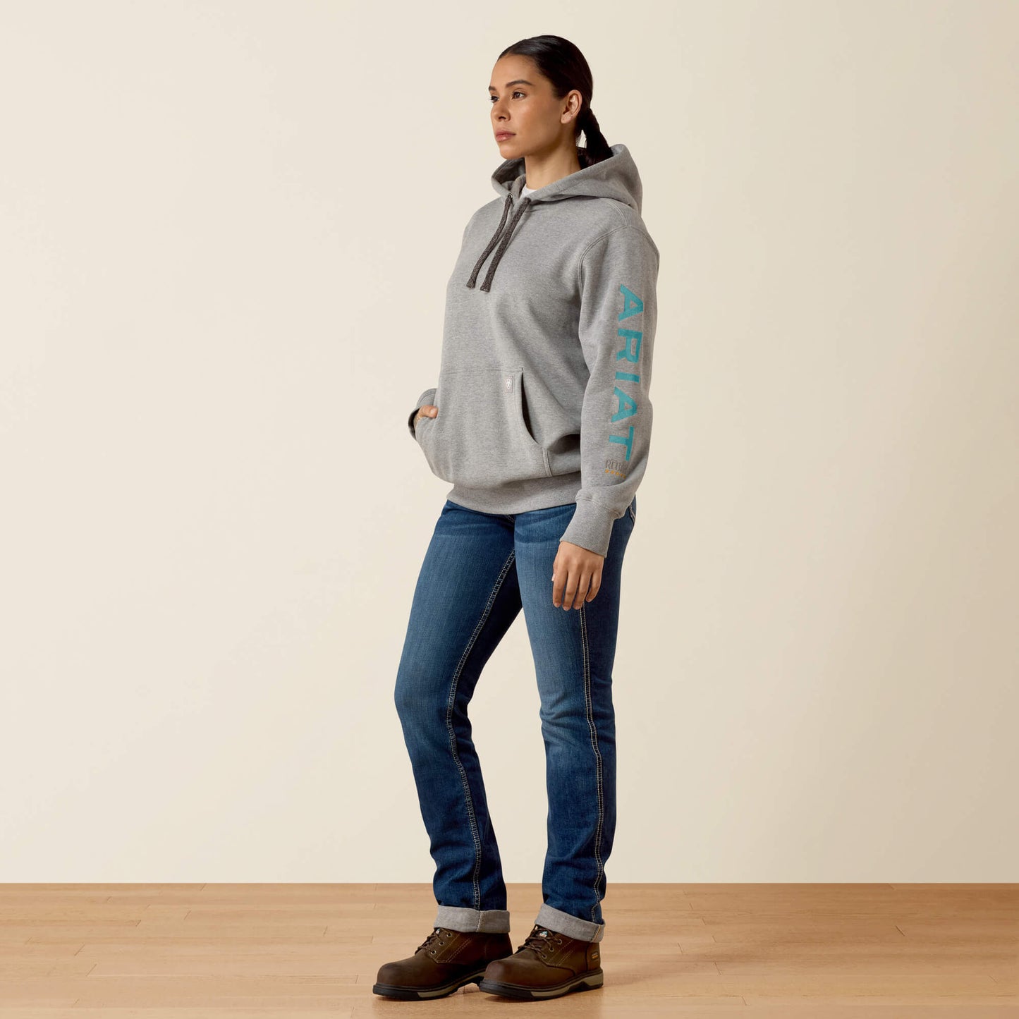 Rebar Workman Graphic Hoodie Ariat Women|Work