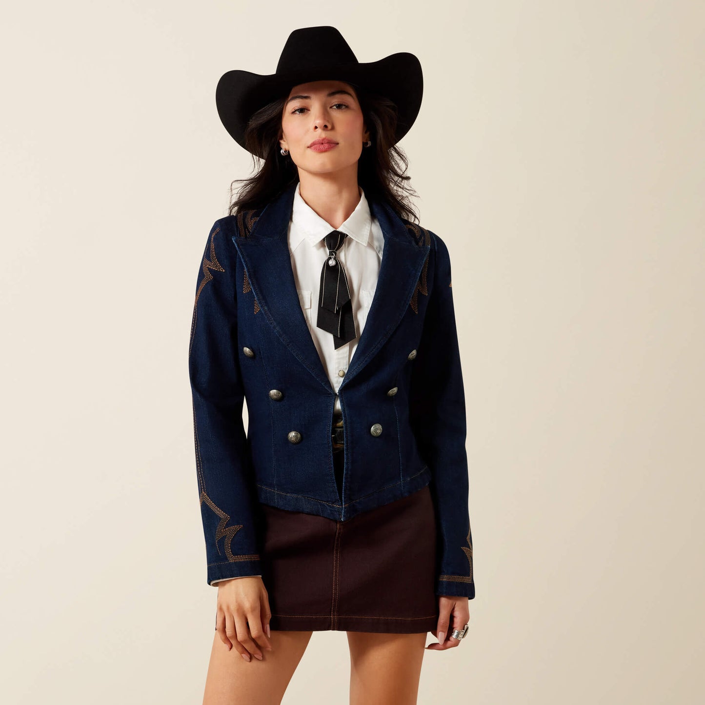 Lux Denim Blazer Ariat Women
