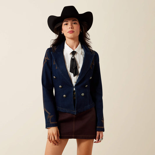 Lux Denim Blazer Ariat Women