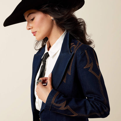 Lux Denim Blazer Ariat Women