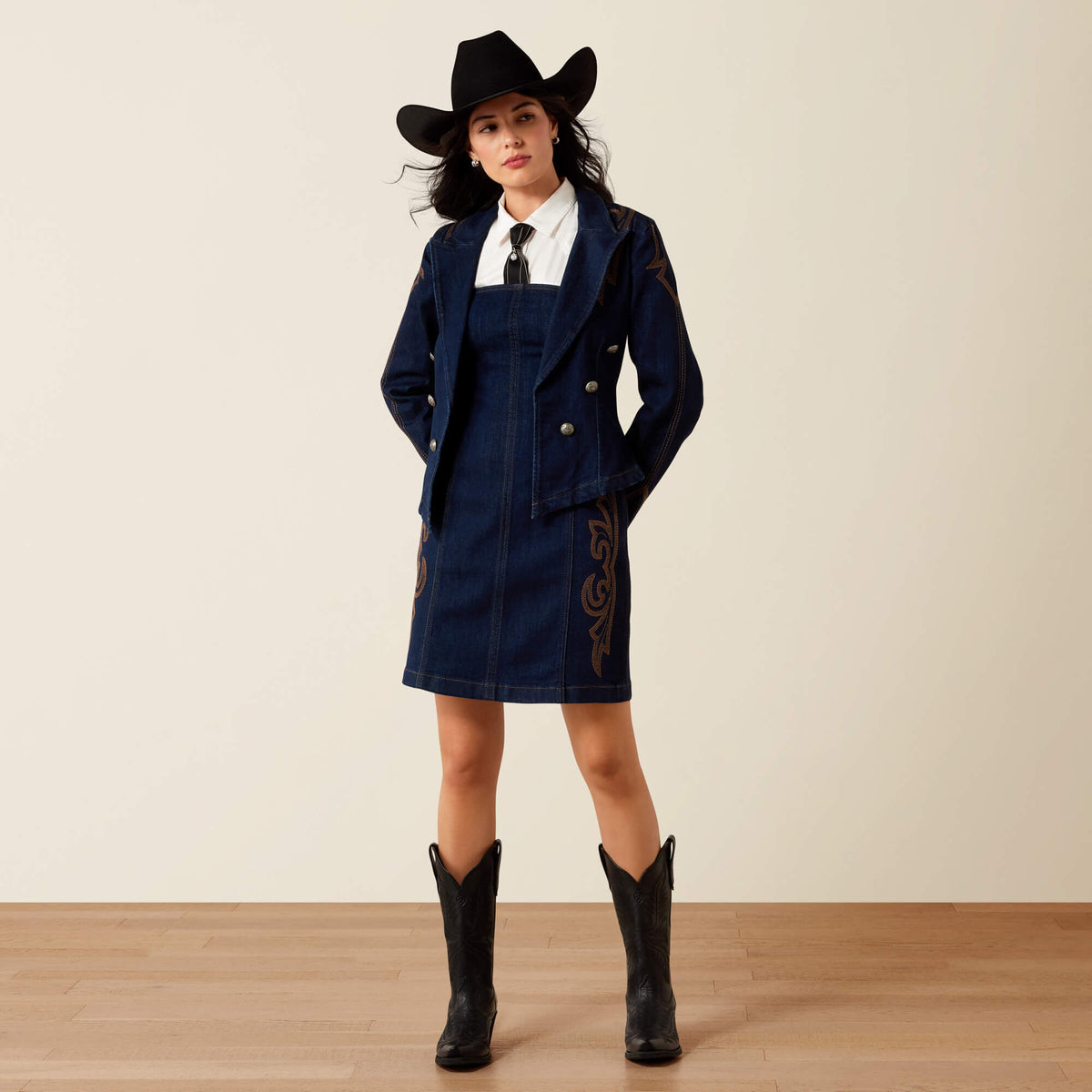 Lux Denim Blazer Ariat Women