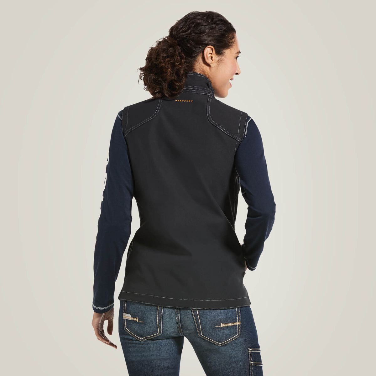 Rebar Stretch Canvas Softshell Vest Ariat Women|Work