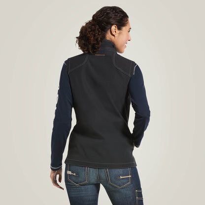 Rebar Stretch Canvas Softshell Vest Ariat Women|Work