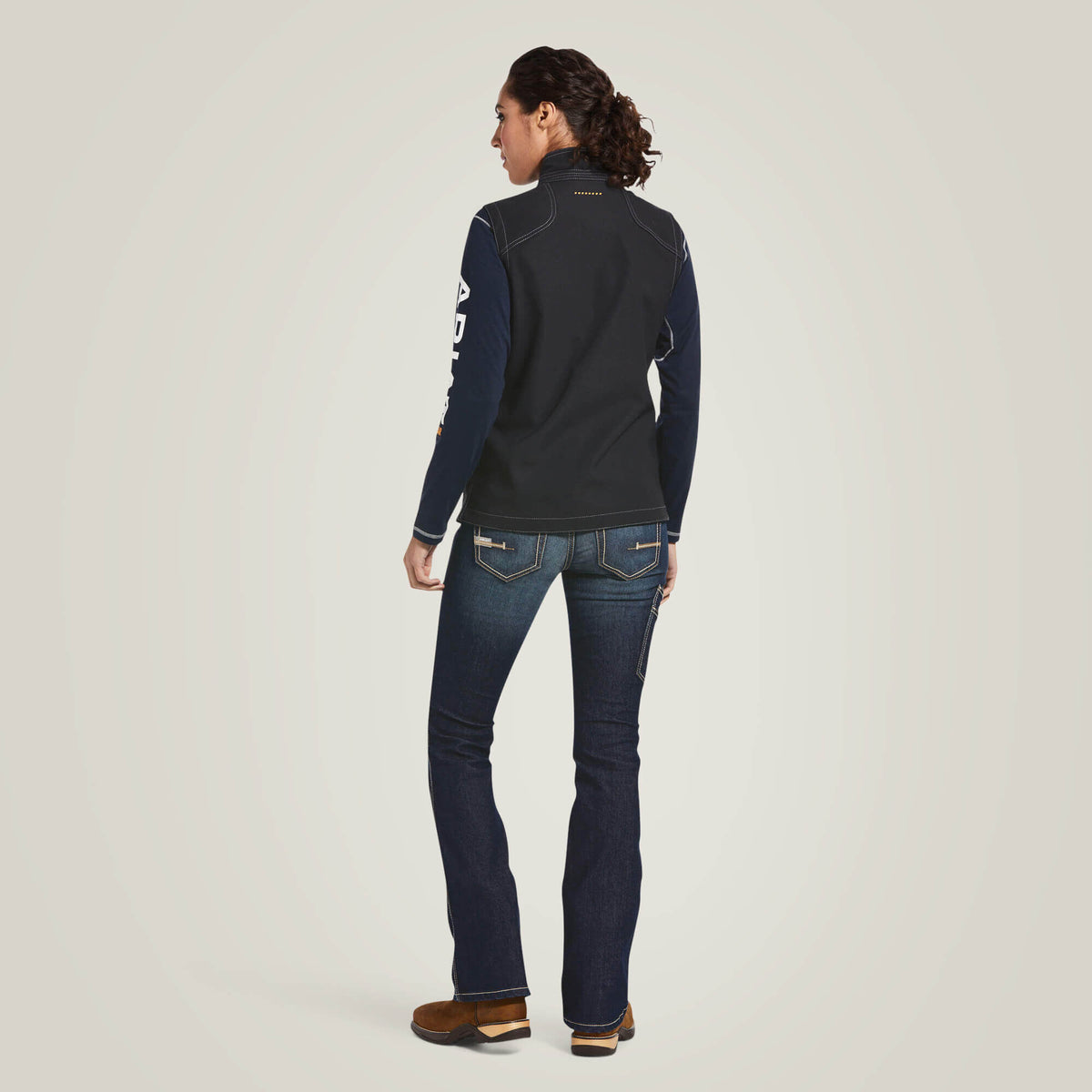 Rebar Stretch Canvas Softshell Vest Ariat Women|Work