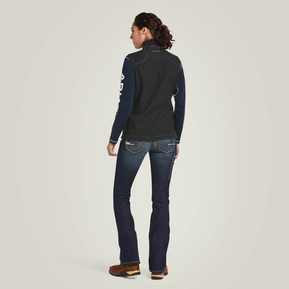 Rebar Stretch Canvas Softshell Vest Ariat Women|Work
