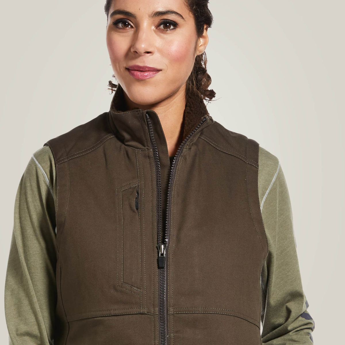 Rebar DuraCanvas Insulated Vest Ariat Women|Work
