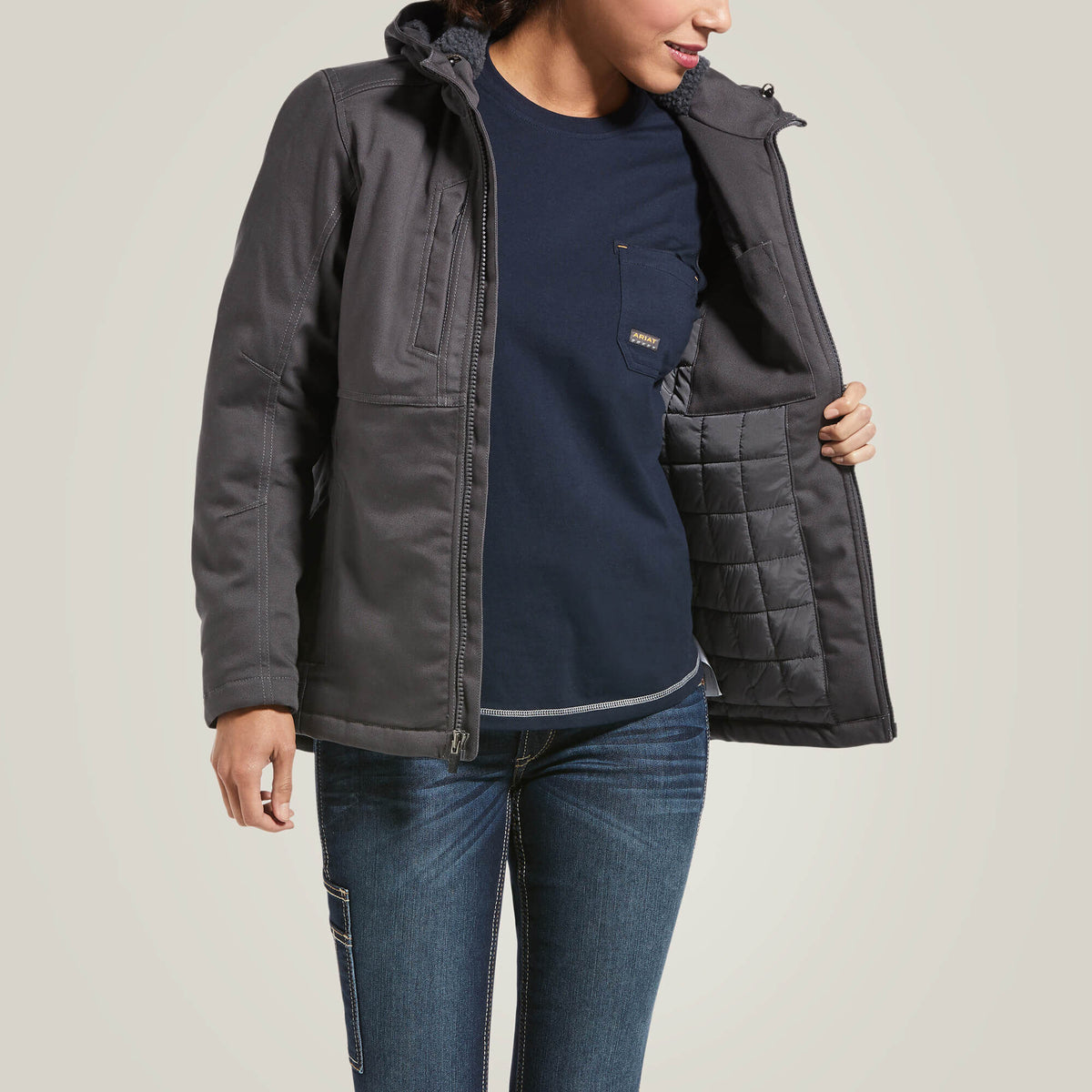 Rebar DuraCanvas Insulated Jacket Ariat Women|Work