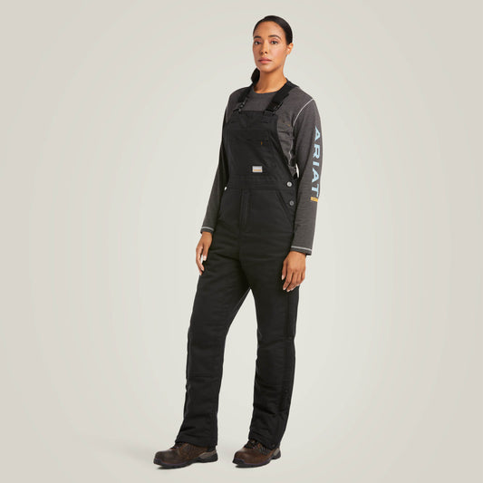 Rebar DuraCanvas Stretch Insulated Bib Ariat Women|Work
