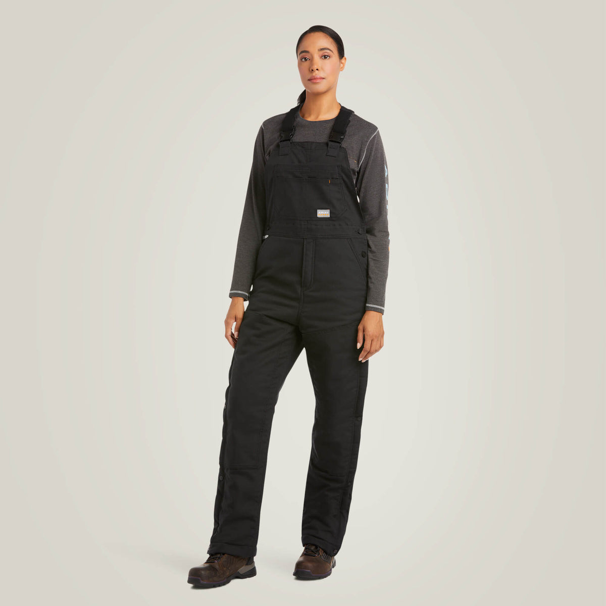 Rebar DuraCanvas Stretch Insulated Bib Ariat Women|Work