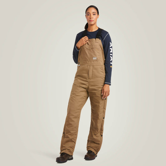 Rebar DuraCanvas Stretch Insulated Bib Ariat Women|Work