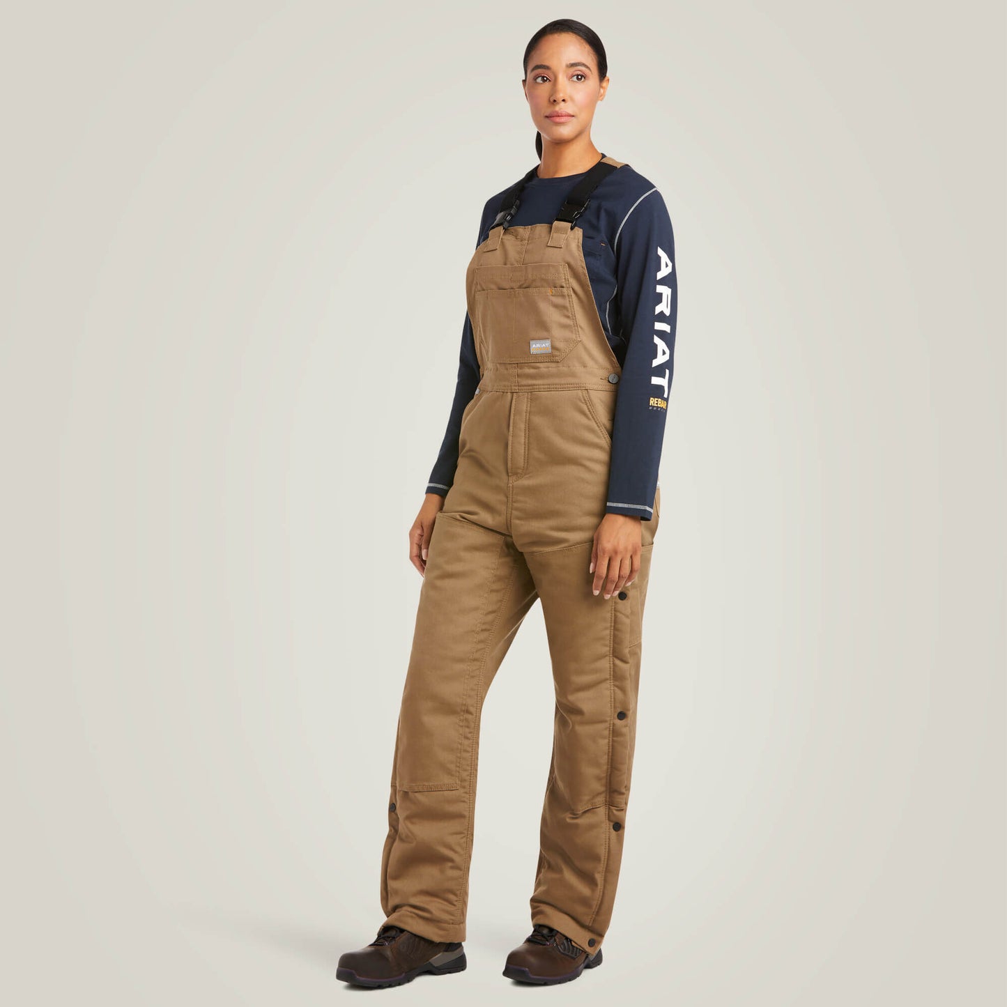 Rebar DuraCanvas Stretch Insulated Bib Ariat Women|Work