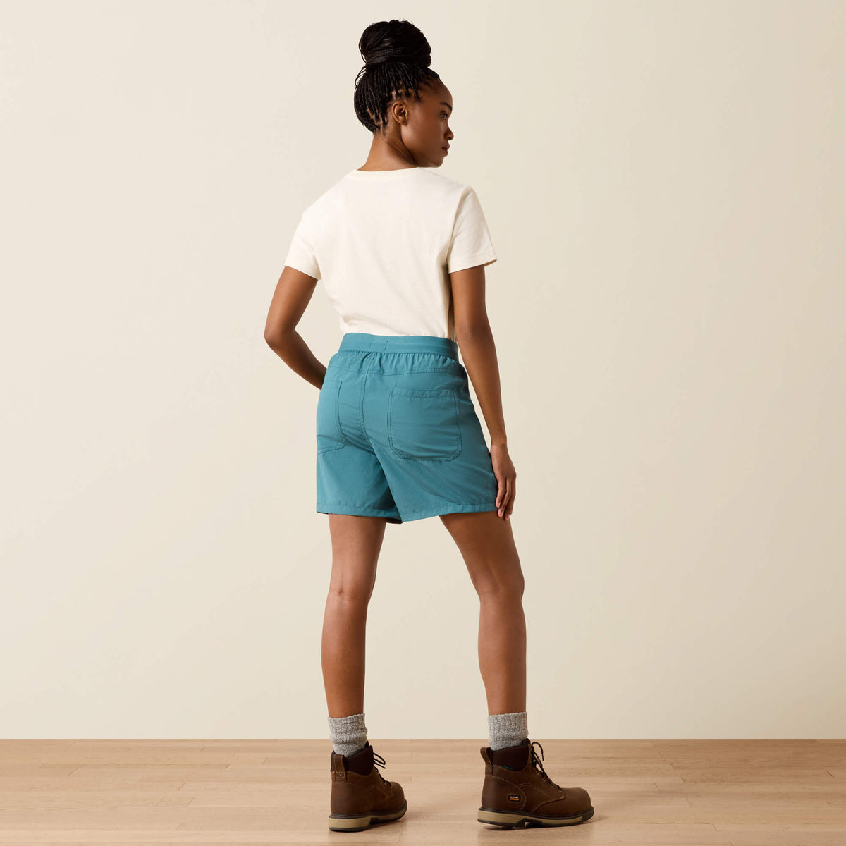 Rebar Perfect Rise Workflow Ultralight 5" Shorts Ariat Women|Work