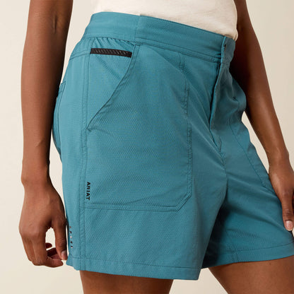 Rebar Perfect Rise Workflow Ultralight 5" Shorts Ariat Women|Work